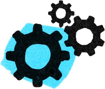 Illustriertes Icon für den Service Content Management (CMS)